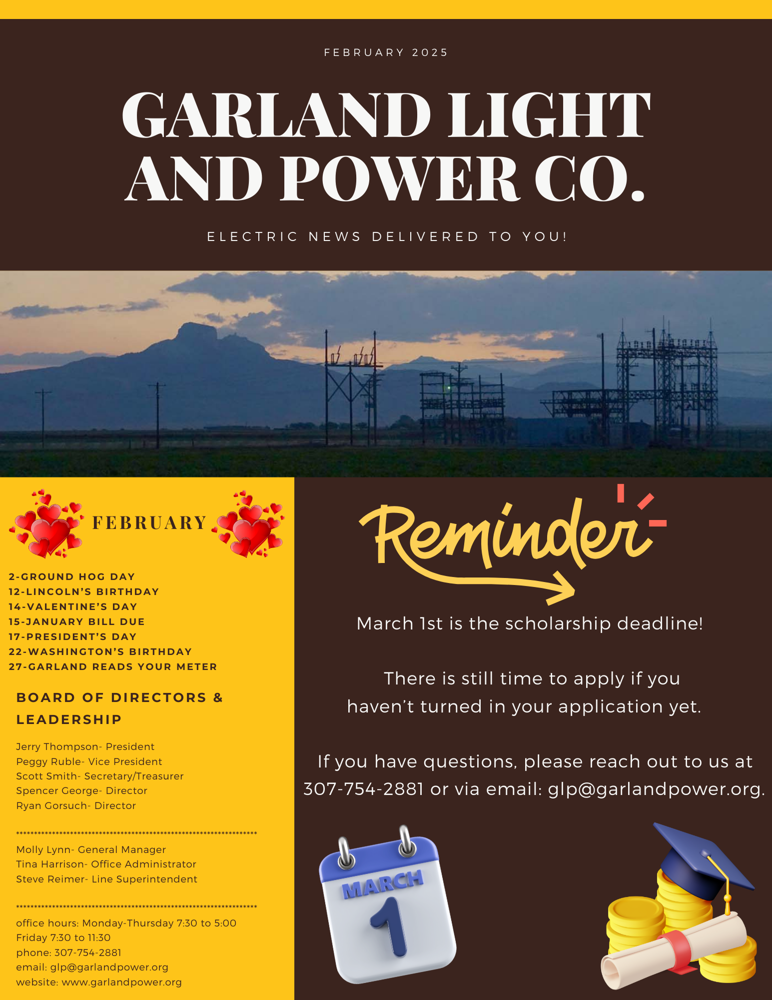 Newsletter Page 1