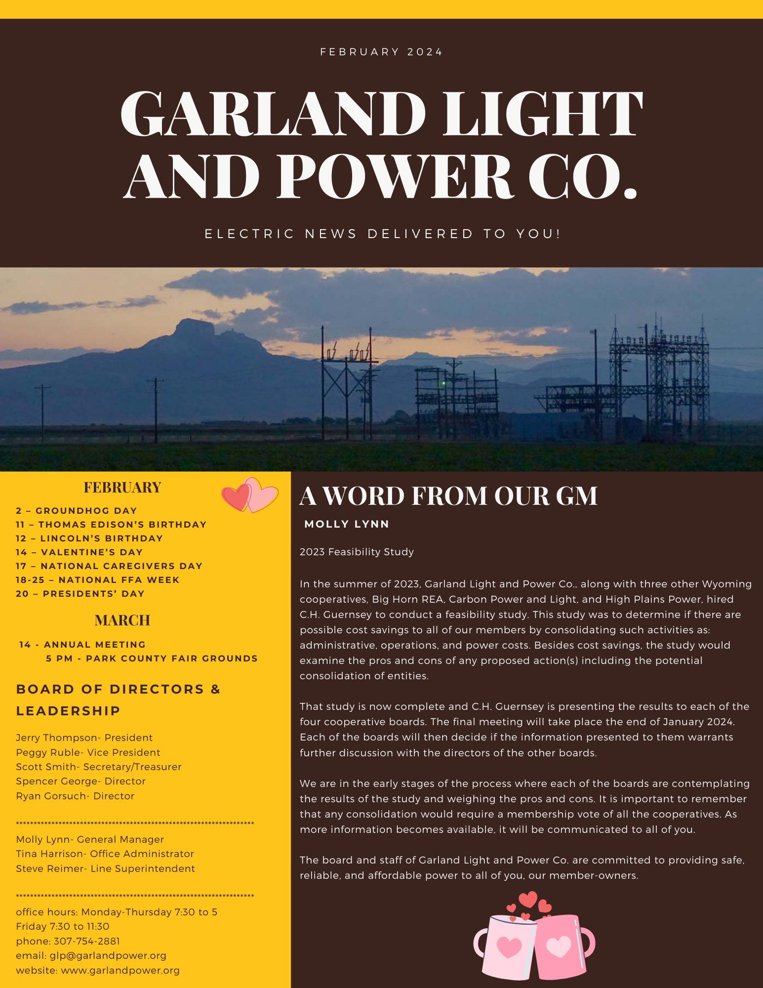 Newsletter Page 1